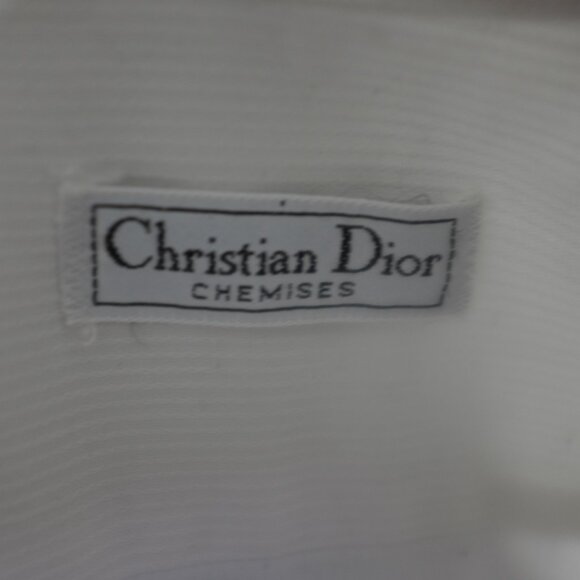 Christian Dior Chemises white stripe dress shirt - Picture 8 of 10